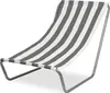 A striped beach chair on a white background. Produktbild-Vorschau