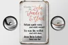 Blechschild Spruch 12x18cm glaube an Liebe Wunder Glück Produktbild-Vorschau 2