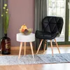 Relaxdays Beistelltisch rund skandinavisches Design, 70er, Produktbild-Vorschau 2