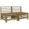 The Living Store 4-tlg. Garten-Lounge-Set Kiefernholz Produktbild-Vorschau 4