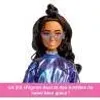 Bambola Barbie con maglione e gonna blu glitterati Anteprima dell’immagine prodotto 12