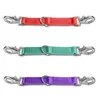 Three dog leash connectors in different colors, laid out horizontally against a white background. Produktbild-Vorschau