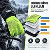 Winterhandschuhe Wasserdicht Fahrradhandschuhe Winter Uni Produktbild-Vorschau 2