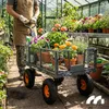 Gartenwagen Transportanhänger Handwagen bis zu 400kg, 100L Produktbild-Vorschau 11