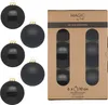 Weihnachtskugeln Glas 10cm 6 Stück - Ebony Black Produktbild-Vorschau 2