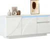 Sweiko 140x40x60cm Seitenschrank mit 3 Schränken,kommode Produktbild-Vorschau 18