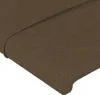 vidaXL Kopfteil Dunkelbraun 80x5x78/88 cm Stoff Produktbild-Vorschau 4