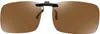 INF Polarisierte Clip-on-Sonnenbrille Braun Produktbild-Vorschau 2