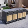 Mülltonnenbox 4er Set für 240 Liter Tonnen Produktbild-Vorschau 1
