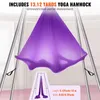 Aerial Yoga Hängematte mit Yogarahmen 12 x 2,6 m - Lila Produktbild-Vorschau 4