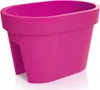 Prosperplast Blumentopf LOFLY RAILING Lang Magenta 39,6 cm Produktbild-Vorschau 1