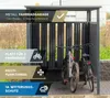 Kovová garáž a přístřešek pro kuřáky Westmann antracit Náhled obrázku produktu 3