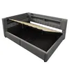 Letto imbottito idraulico Flieks 140x200 cm con LED, divano Anteprima dell’immagine prodotto 11