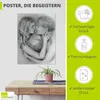 ARTland Poster Liebesgeflüster Größe: 30x40 cm Produktbild-Vorschau 2