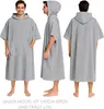 Frottee Badeponcho Damen Herren - Strandponcho 100% Produktbild-Vorschau 5