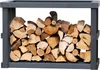 A firewood rack filled with logs, presented against a white background. Podgląd zdjęcia produktu