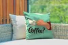 MuchoWow® Outdoor Kissen - Retro - Kaffee? - Sprichwörter - Produktbild-Vorschau 3
