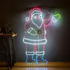 Weihnachtsmann Outdoor Dekoration 150 cm mit 273 LEDs Podgląd zdjęcia produktu