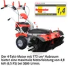 HECHT Kehrmaschine Benzin 8101 S | 100 cm Arbeitsbreite | Produktbild-Vorschau 7