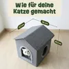 Katzenhöhle Katzenhaus Katzenbett zooprinz Rocky | Plüsch | Produktbild-Vorschau 7