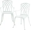 Two white chairs are shown against a white background. Produktbild-Vorschau