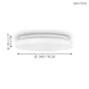 EGLO LED Plafonnier Pogliola-S, Ø 26 cm, applique murale, Voir les images du produit 21