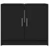 Möbel Waschbeckenunterschrank Schwarz 63x29x55 cm Produktbild-Vorschau 4