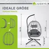 Juskys Hängesessel Aria mit Kissen - höhenverstellbar & Produktbild-Vorschau 7