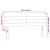 The Living Store Kopfteile 2 Stk. Blau 72x5x78/88 cm Stoff Produktbild-Vorschau 9