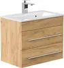 Badmöbel Mars 600 SlimLine SoftClose eiche gold : Eiche Produktbild-Vorschau 3