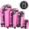 Set di valigie 4 in 1 CONSEÉ rosa Anteprima dell’immagine prodotto 14