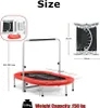 KOMFOTTEU Skladacia trampolína pre 2 osoby, oválna fitness Náhľad obrázku produktu 7