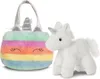 AURORA Fancy Pals plush toy unicorn in a bag, 20 cm Voir les images du produit 3