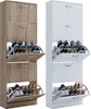 VCM Holz Schuhschrank | Maße: H. 170 x B. 59 x T. 22 cm | 5 Produktbild-Vorschau 4