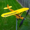 Piper J3 Cub letecký větrný korouhev, 3D kovová větrná Náhled obrázku produktu 5