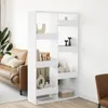 vidaXL Raumteiler Weiß 100x33x175 cm Holzwerkstoff Produktbild-Vorschau 2