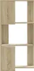 vidaXL Regał narożny 3 półki dąb sonoma 50x50x102 cm Podgląd zdjęcia produktu 5