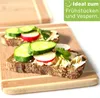 Bambus Frühstücksbrettchen Schneidebretter Set, Menge:2 Produktbild-Vorschau 3