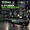 Premium Brushless Silent Flüsterkompressor 100L, 2700W, Produktbild-Vorschau 4