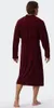 A man is shown from the back wearing a burgundy robe. Voir les images du produit