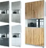 A collage of different office cabinets in various colors and finishes. Produktbild-Vorschau