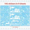 Fensterbilder Weihnachten Selbstklebend Schneeflocken PVC Produktbild-Vorschau 4