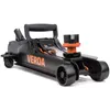 A black and orange hydraulic car jack is shown against a white background. Produktbild-Vorschau