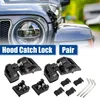 Avant Capot Latches Capot Catch pour Jeep Wrangler JK - 4 Voir les images du produit 1