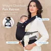 Marsupio Momcozy con rete a maglia d'aria, nero Anteprima dell’immagine prodotto 4