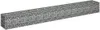A long, rectangular gabion planter filled with stones, shown in a studio setting against a white background. Náhľad obrázku produktu