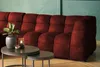 KAWOLA Sofa ROSARIO Ecksofa Velvet bordeaux Recamiere links Produktbild-Vorschau 3