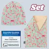 Kinder Reflektor Mütze & Loop - Flamingo Jersey Stoff innen Produktbild-Vorschau 6