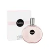 A bottle of Lalique Satine eau de Parfum and its packaging are displayed against a white background. Voir les images du produit