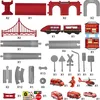 WOOPIE Zestaw Kolejka Elektryczna Pendolino Straż Pożarna Podgląd zdjęcia produktu 8